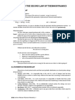 Lecture 9 The Second Law of Thermodynamics