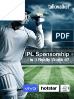 IPL Sponsorship: Is It Really Worth It?