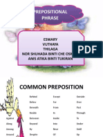 Prepositional Phrase New