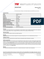 Superscreed Datasheet: Technical Data