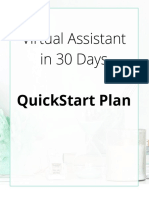 Virtual Assistant 30 Day QuickStart Plan