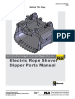 Electric Rope Shovel Electric Rope Shovel Dipper Parts Manual Dipper Parts Manual