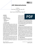 SiGe - Heterostructure Materials