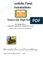 Eportfolio Final Presentations: Somerville High School