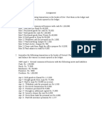 Ledger Assignment