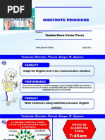 6 - PPT - Inglés - Indefinitive Pronouns - 2021