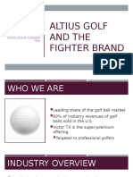 Altius Golf and The Fighter Brand: Asia Carter, Makenzie Avent, Ariel Fuentes, Jessica Coulon, Alejandra Pena