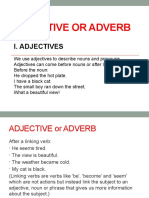 Adjective or Adverb Slides