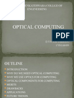 Optical Computing: Sree Venkateswara Collge of Engineering