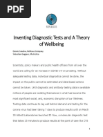 Inventing COVID Testing in A Culture of Wellbeing