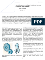 AGMA A Comparison of The Gear Calculation Process According To Swedish and American-Textbooks Fo