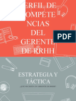 Perfil de Competencias Del Gerente de RRHH