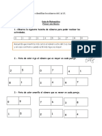 Guía de Matemáticas Primero Básico