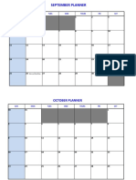 Monthy Weld Planner Sheet