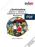 Electronics: Quarter 3 - Module 1: Amplitude and Frequency Modulation