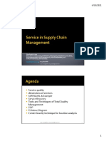 Service in Supply Chain Management