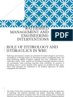 Watershed Management and Engineering Interventions