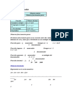 Ejercicios de Números Racionales