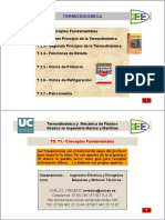 Conceptos Funadamentales de Termodinamica