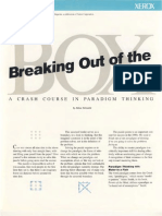 Breaking Out of The Box - A Crash Course in Paradigm Thinking With Werner Erhard