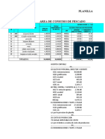 Planilla Trabajadores Pesquera