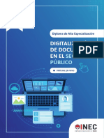 Brochure Digitalización de Documentos en El Sector Público