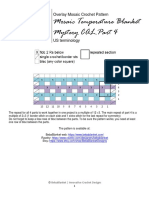 Mosaic Temperature Blanket Mystery CAL - Part 4: Overlay Mosaic Crochet Pattern