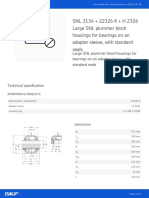 SNL 3134 + 22326 K + H 2326 Large SNL Plummer Block Housings For Bearings On An Adapter Sleeve, With Standard Seals - 20210416