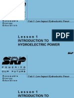 Lesson 1 Introduction To Hydroelectric Power