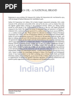 INDIAN OIL Graphical Presentation