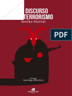 El Discurso Del Terrorismo by Srećko Horvat