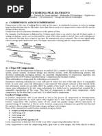 Unit Iv - Multimedia File Handling: Compression and Decompression