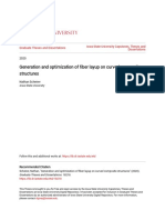 Generation and Optimization of Fiber Layup On Curved Composite ST