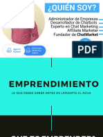 Presentación Emprendimiento - Corporación SINFronteras