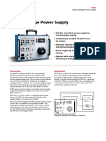 AC/DC Voltage Power Supply: Testing The Minimum Trip Voltage of A Breaker