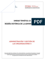 Ut10 - Reseña Historica de La Administracion - Teorico