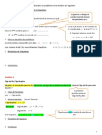 Mise en Équation de Problème 3C 2021