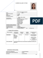 Datos Generales: Curriculum Vitae