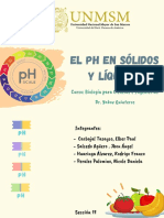 El PH en Sólidos y Líquidos