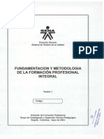 Fundamentacion Metodologia Formacion