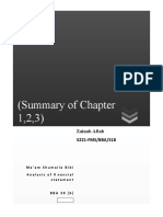 Zainab AFS Chapter 1, 2, 3 Summary