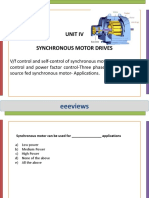 Eeeviews: Unit Iv Synchronous Motor Drives