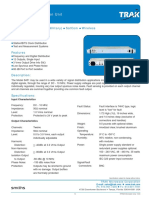 Time and Frequency Frequency Distribution Unit Model: 8451: Application - Defense (Military) Satcom Wireless