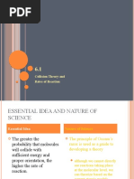 Collision Theory and Rates of Reaction