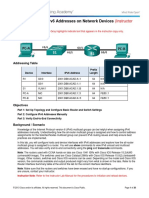 7.2.5.5 Lab - Configuring IPv6 Addresses On Network Devices - ILM