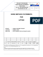 Work Method Statements For Lifting - Rev.00 - 20150811