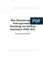 The Bootstrapped Entrepreneur