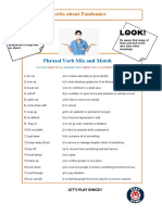 Phrasal Verbs About Pandemics and Epidemics Conversation Topics Dialogs Debating Argumentation 123928