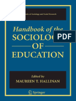 Handbook of The Sociology of Education (Handbooks of Sociology and Social Research) (PDFDrive)