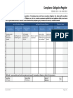 Compliance Obligation Register: ISO 9001:2015 & ISO 14001:2015